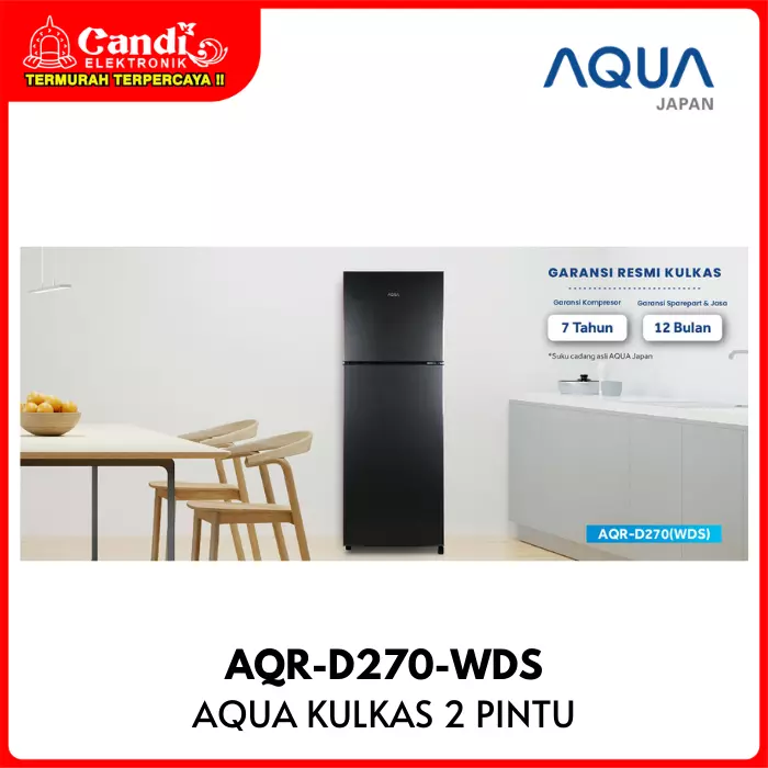 KULKAS 2 PINTU AQUA